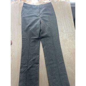Lafayette 148 Barrow Green‎ Tweed lightweight wool dress pants sz 6 Slacks